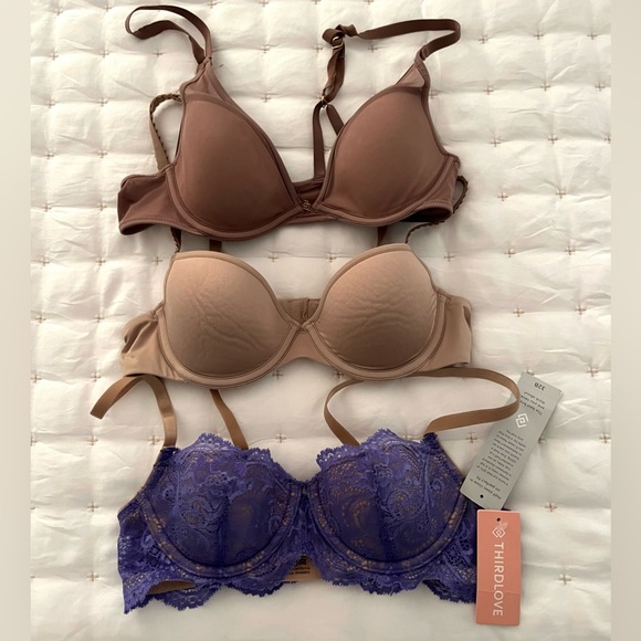ThirdLove Women's Intimates Set - Brown, Tan, and Purple - Picture 1 of 1